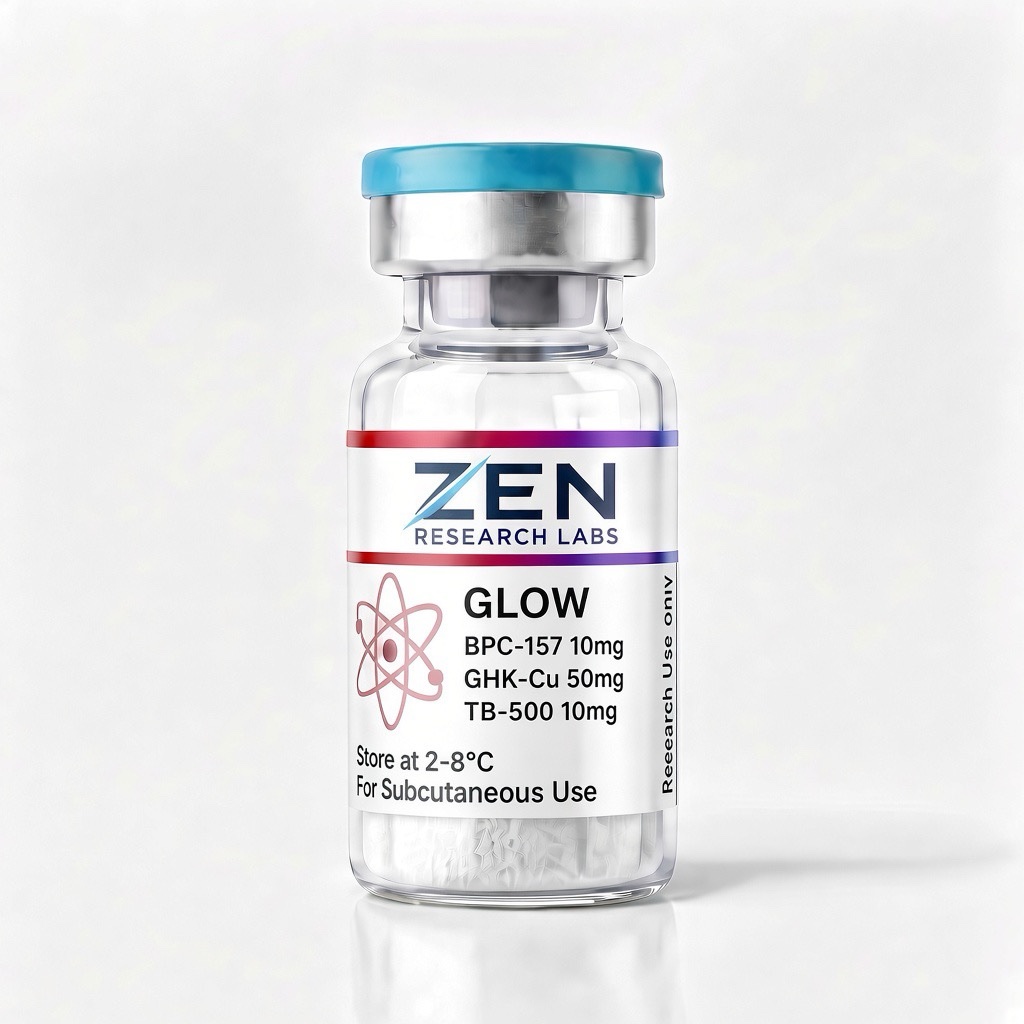 GLOW
BPC-157 10mg + GHK-Cu 50mg + TB-500 10mg
